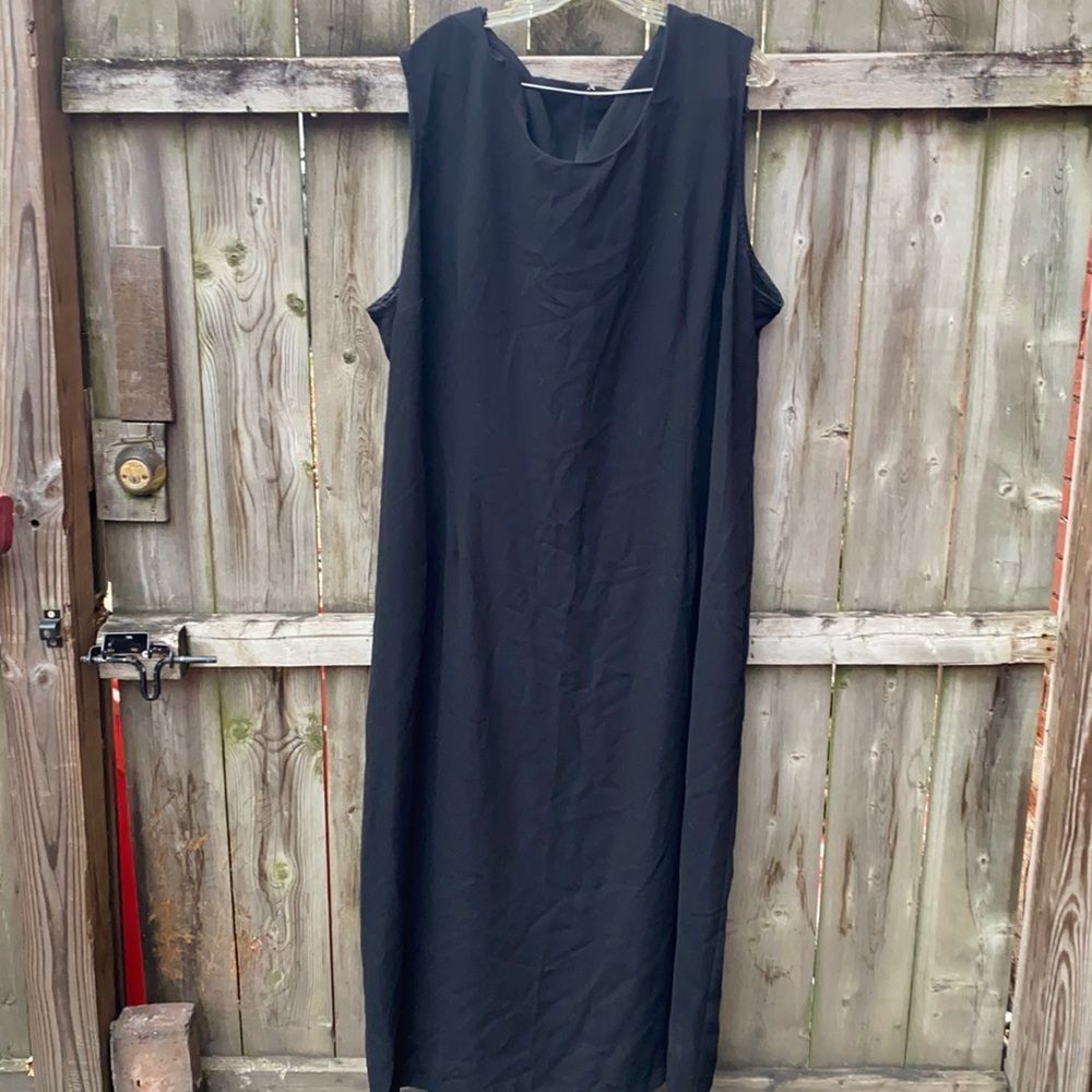 Black dress sz. 28 Wide